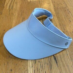 Lululemon Women's Fast Paced Wide Band Running Visor Blue Willow